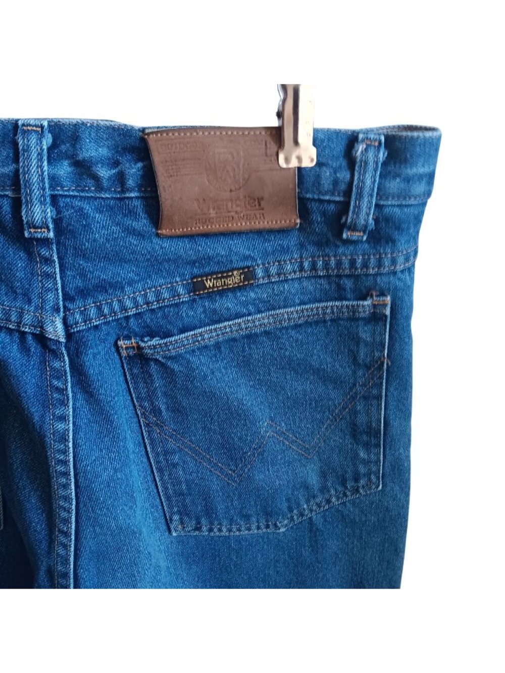 Thermal Lined Vintage Denim Jeans 32x30 Wrangler Mens Winter USA 33213MW 1990's